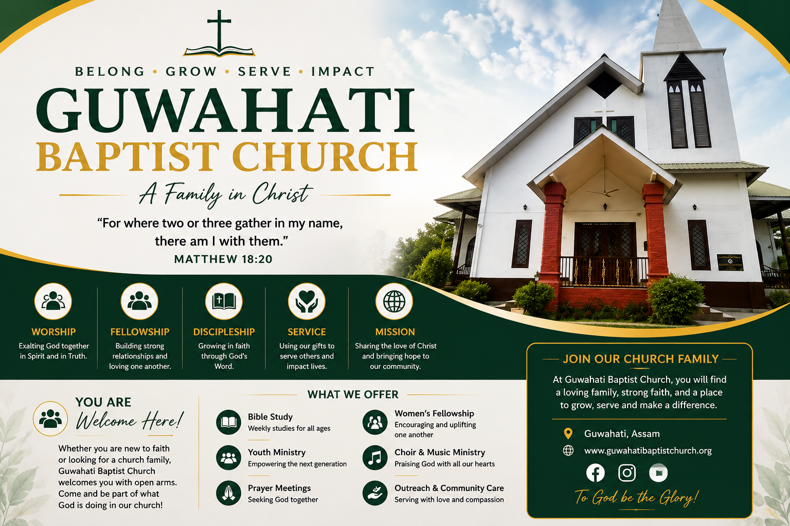 Guwahati Baptist Church: A Place to Belong, Grow, and Serve